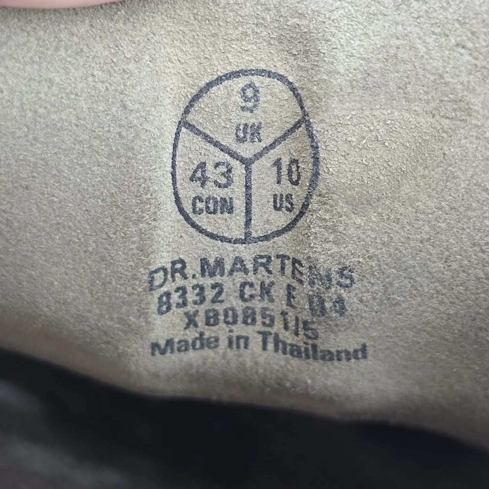 VNTG Dr Martens Mens Fisherman Brown Leather Chunky Closed Sandals 8332 Size 10